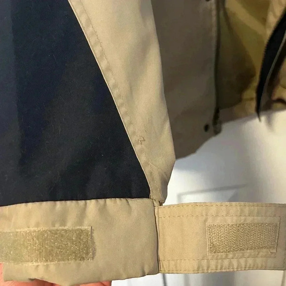 North End All Climate Wear Khaki Windbreaker Jacket Size Small - Picture 9 of 11